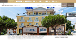 Desktop Screenshot of hotelmilan.it